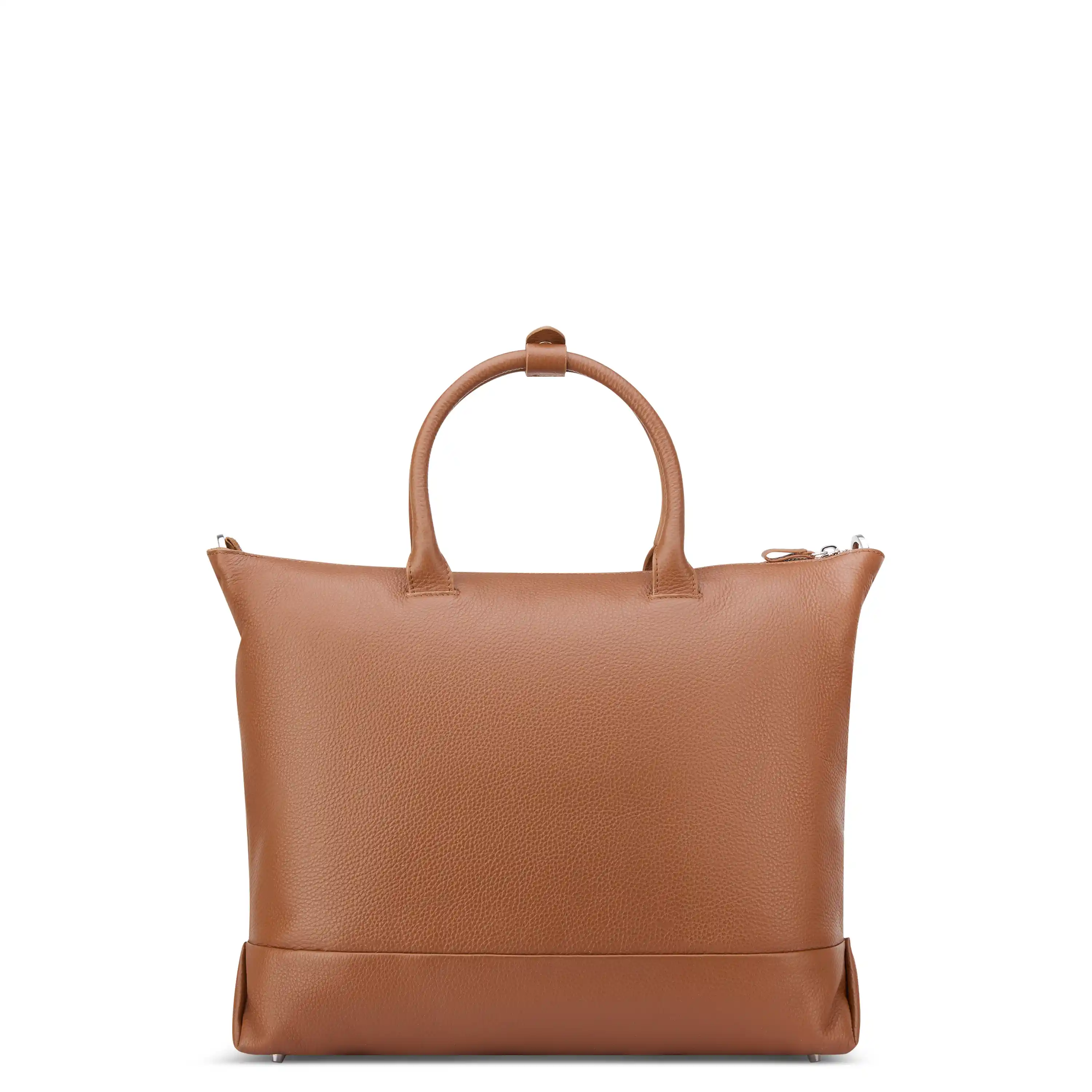 Le Cuir - Zippered Leather Tote Bag - Image 5