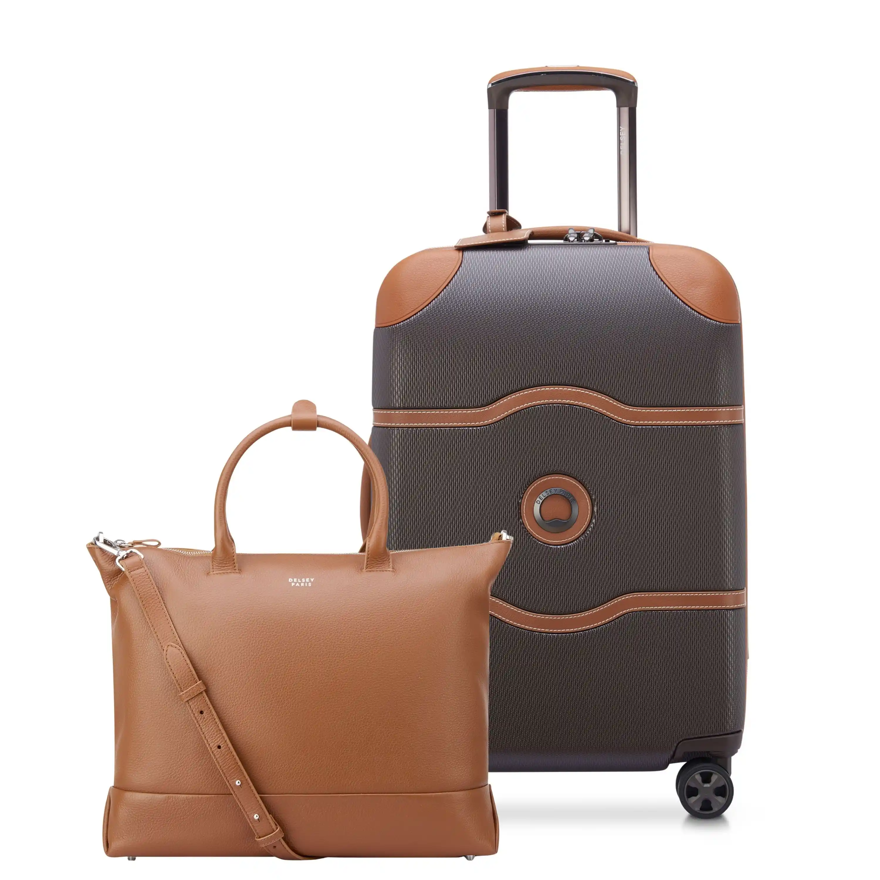 Chatelet Air 2.0 - Carry-On Plus and Leather Tote Bag Travel Set - Image 16