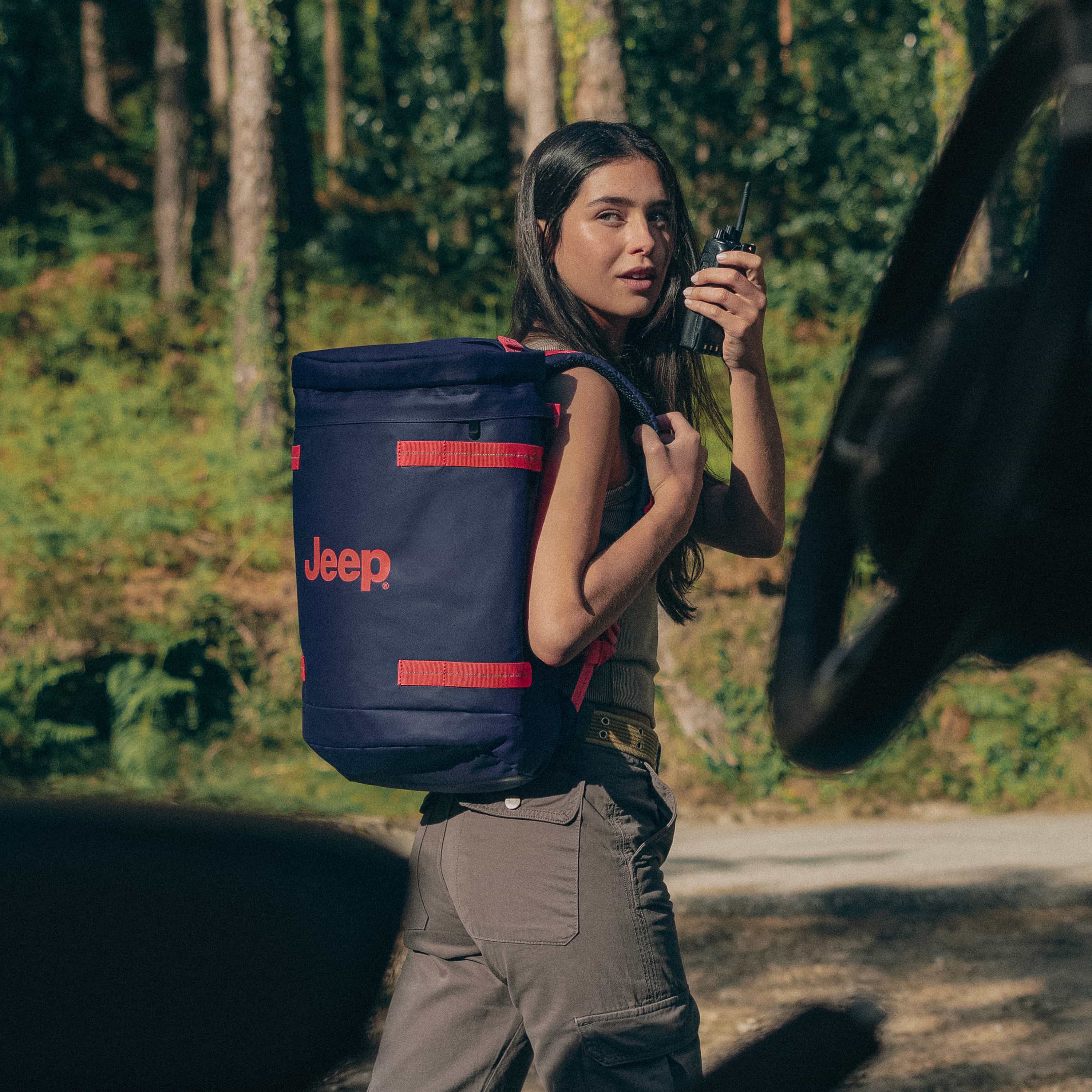 JS013C - Cylindrical Laptop Backpack - Image 16