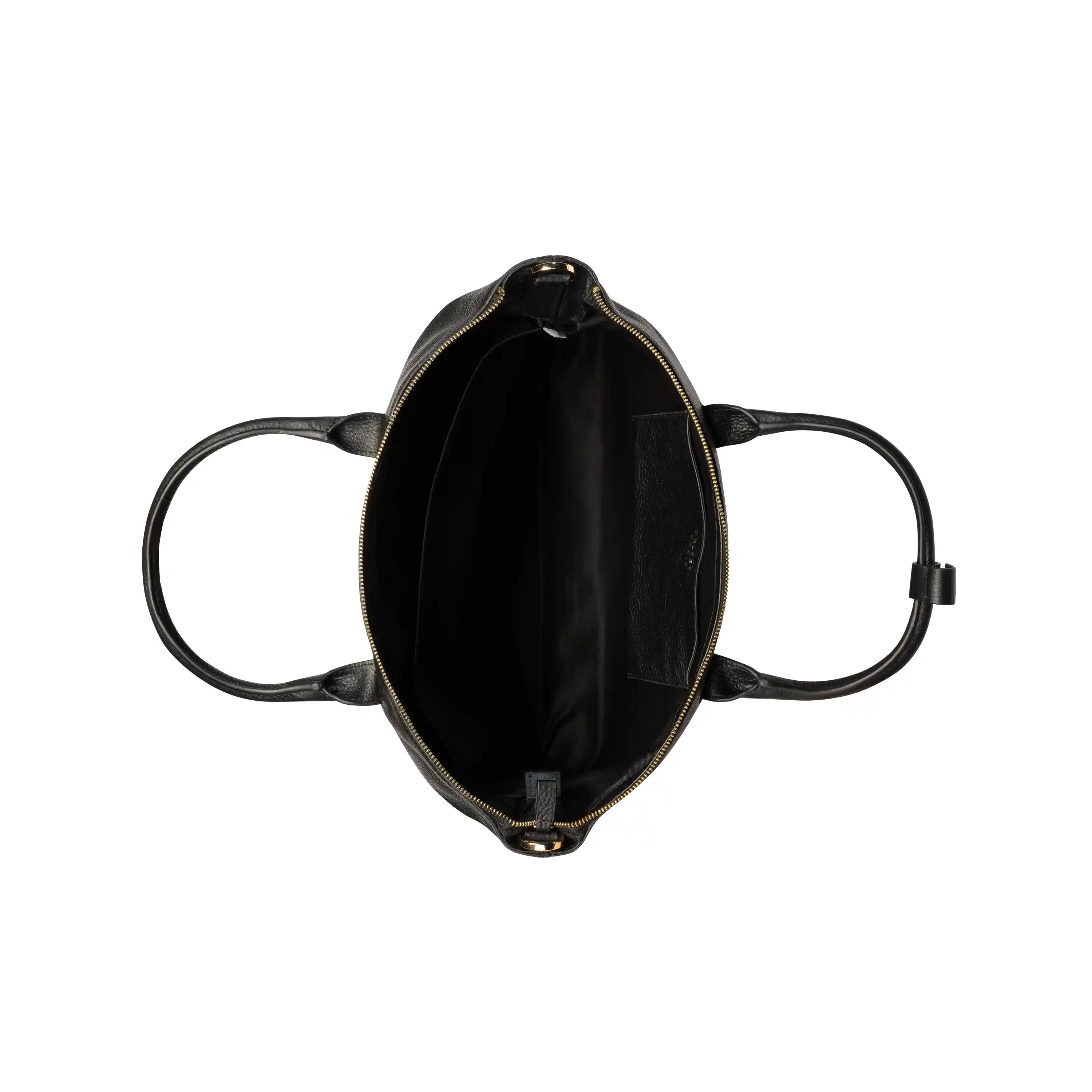 Le Cuir - Zippered Leather Tote Bag - Image 9